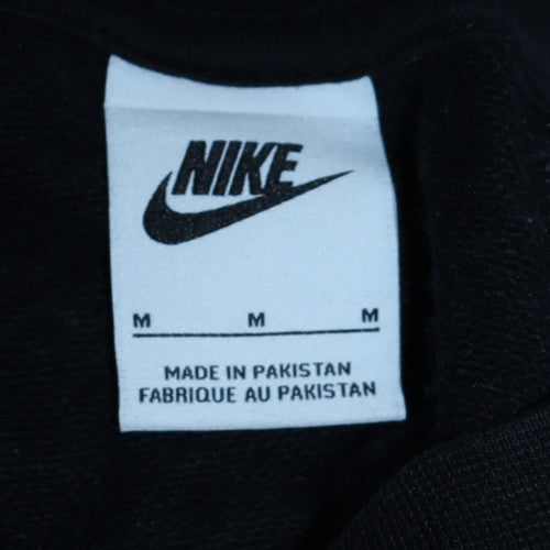 Nike Women's Black Medium Pullover Sweatshirt Crew Neck Logo
