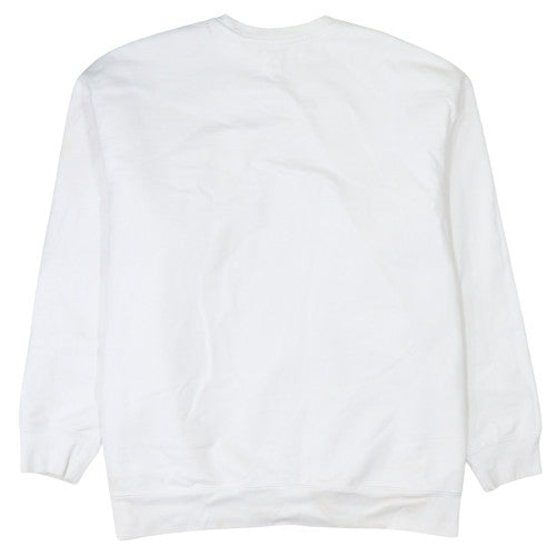 Levi's Men's White 2XL Relaxed Fit Crew Neck Graphic Sweatshirt
