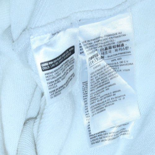 Levi's Men's White 2XL Relaxed Fit Crew Neck Graphic Sweatshirt