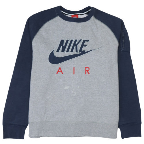 Nike Men's Grey XL Crew Neck Pullover Sweatshirt Sportswear