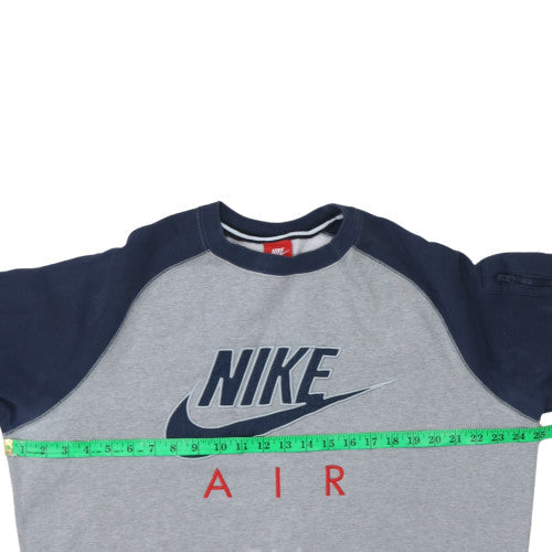 Nike Men's Grey XL Crew Neck Pullover Sweatshirt Sportswear