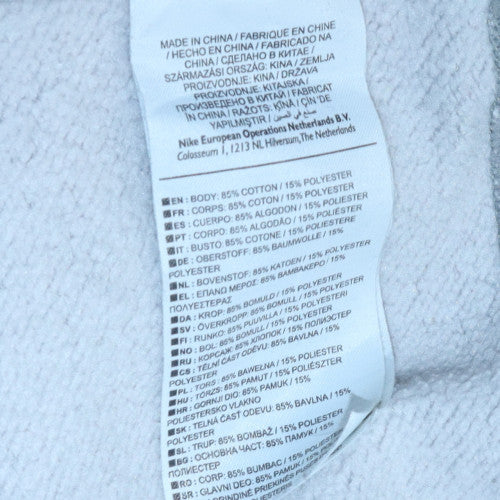 Nike Men's Grey XL Crew Neck Pullover Sweatshirt Sportswear