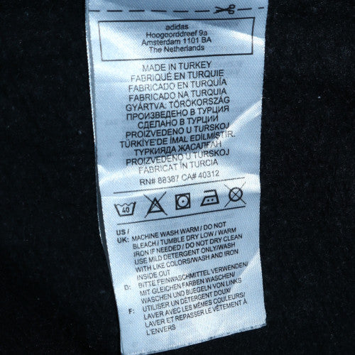 Adidas Men's Black 2XL Crew Neck Pullover Sweatshirt with Logo