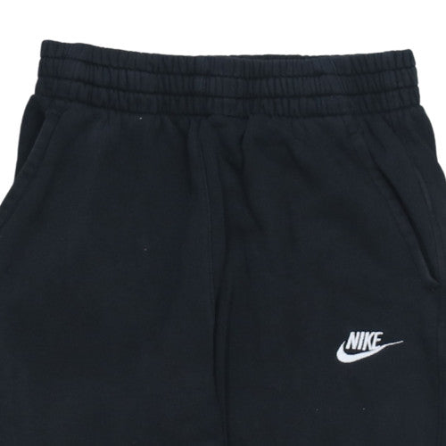 Nike Boys Black Jogger Trousers L 146-156cm Fleece Cotton Blend
