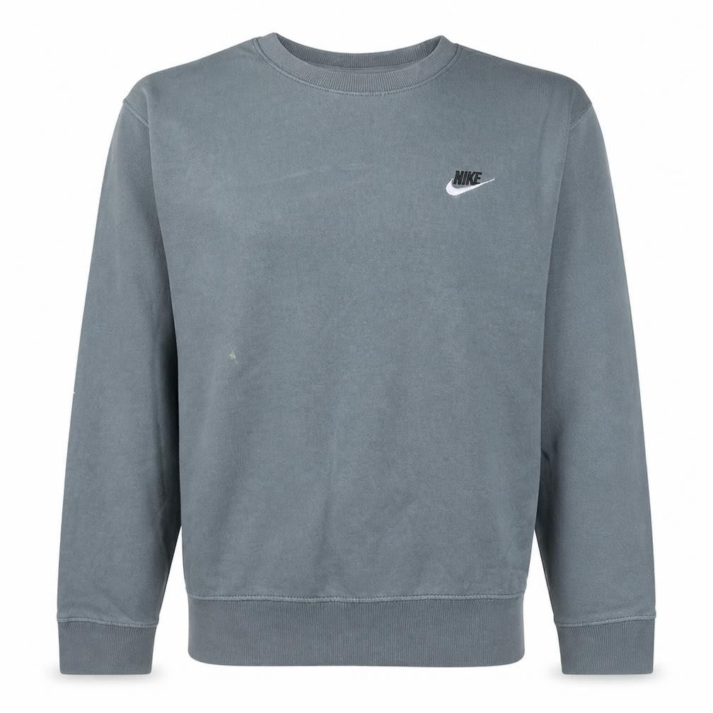 Nike Men’s Grey Crew Neck Pullover Sweatshirt Size S