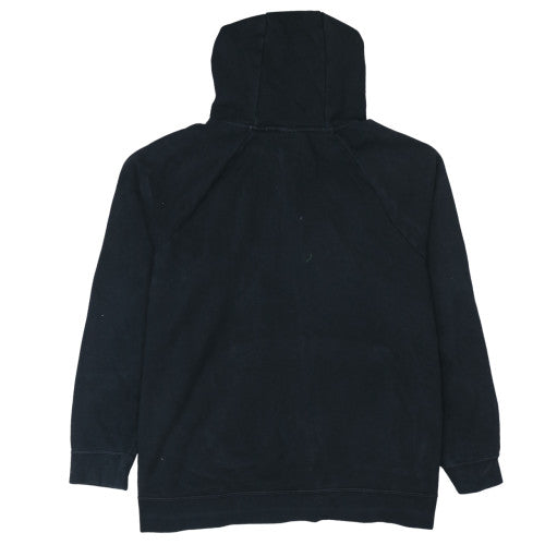 Nike Men's Black XL Full Zip Hoodie with Logo and Pockets