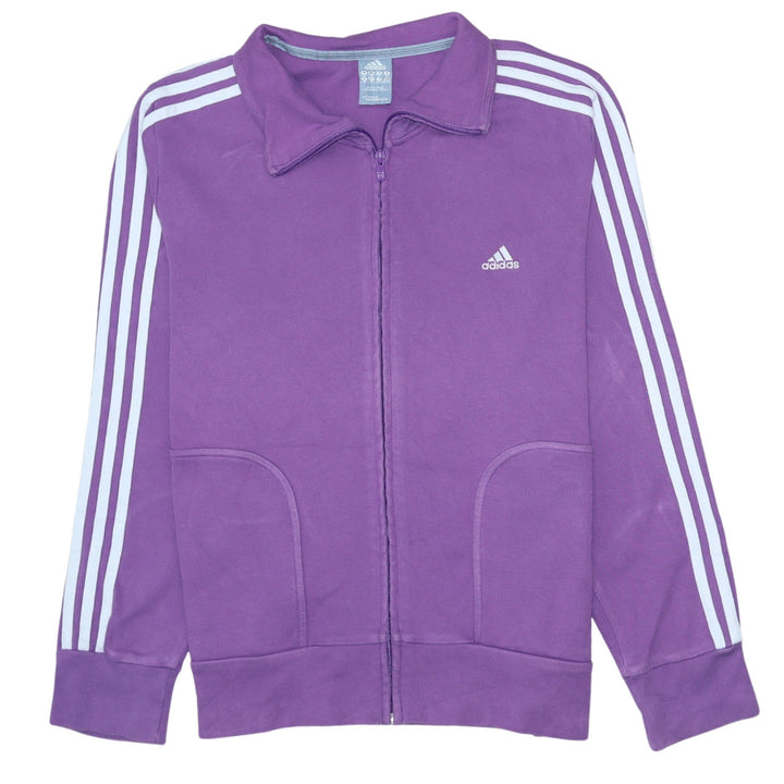 Adidas Women’s Purple Full Zip Track Jacket Size 14
