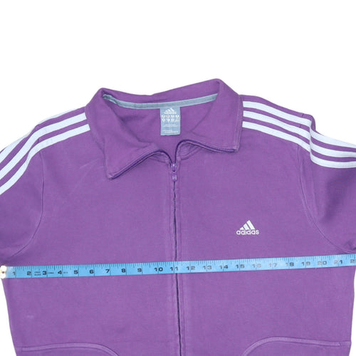 Adidas Women’s Purple Full Zip Track Jacket Size 14