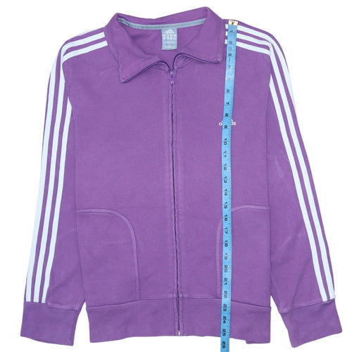 Adidas Women’s Purple Full Zip Track Jacket Size 14