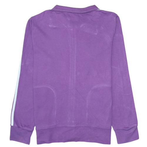 Adidas Women’s Purple Full Zip Track Jacket Size 14