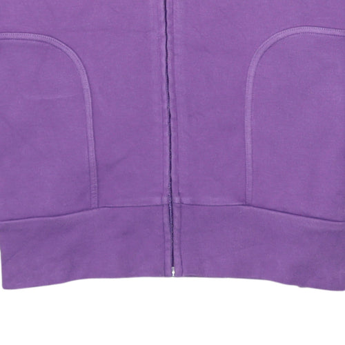 Adidas Women’s Purple Full Zip Track Jacket Size 14