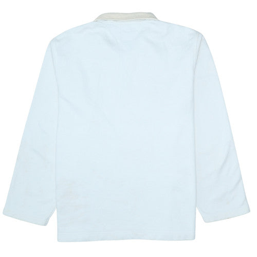 Tommy Hilfiger Men's White XL 1/4 Zip Fleece Sweatshirt