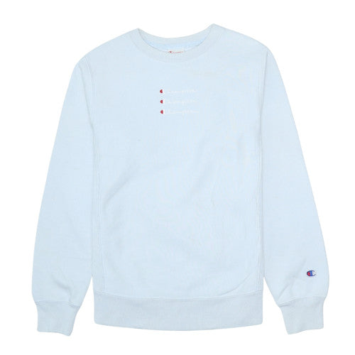 Champion Men's Blue Reverse Weave Sweatshirt Size S Classic Crew Neck