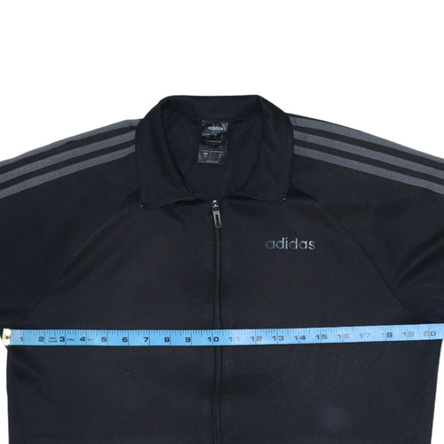 Adidas Men's Black M Track Jacket Full Zip Sportswear