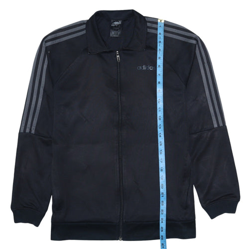 Adidas Men's Black M Track Jacket Full Zip Sportswear