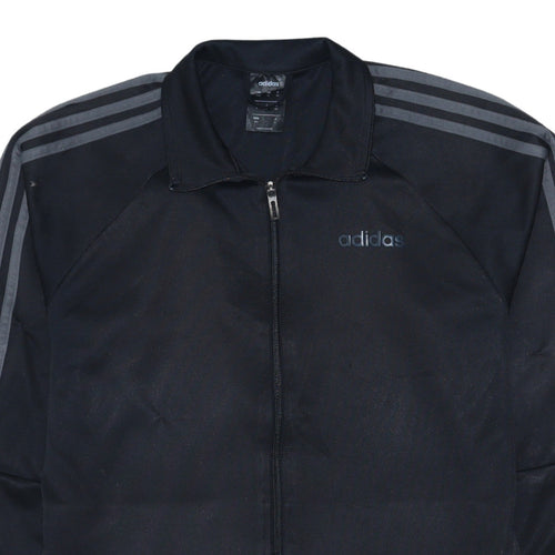 Adidas Men's Black M Track Jacket Full Zip Sportswear
