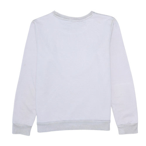 Puma Women Grey Crew Neck Pullover Sweatshirt Size M