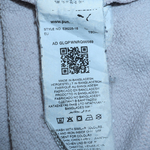 Puma Women Grey Crew Neck Pullover Sweatshirt Size M