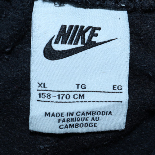 Nike Boys Black XL Cargo Jogger Trousers with Pockets and Elastic Waist