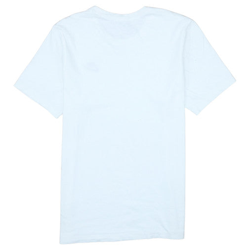Nike Men's White Regular Fit Cotton Crew Neck T-Shirt M