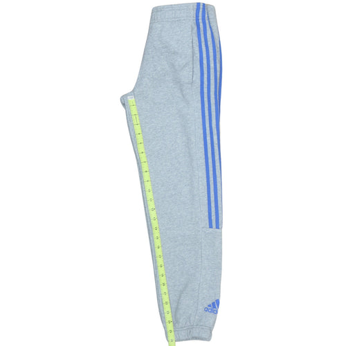 Adidas Boys Grey Joggers 11-12 Years Elastic Waist Sweatpants