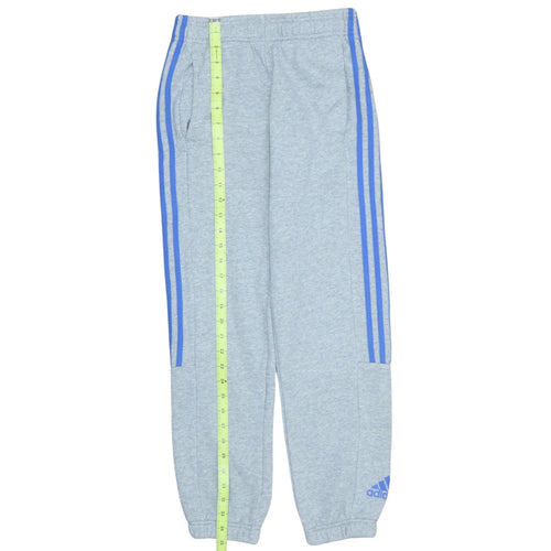 Adidas Boys Grey Joggers 11-12 Years Elastic Waist Sweatpants