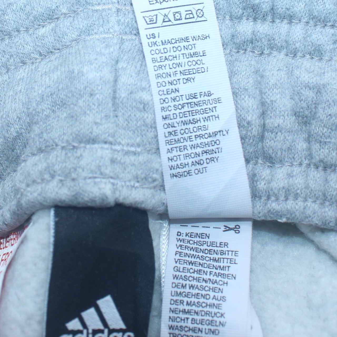 Adidas Boys Grey Joggers 11-12 Years Elastic Waist Sweatpants