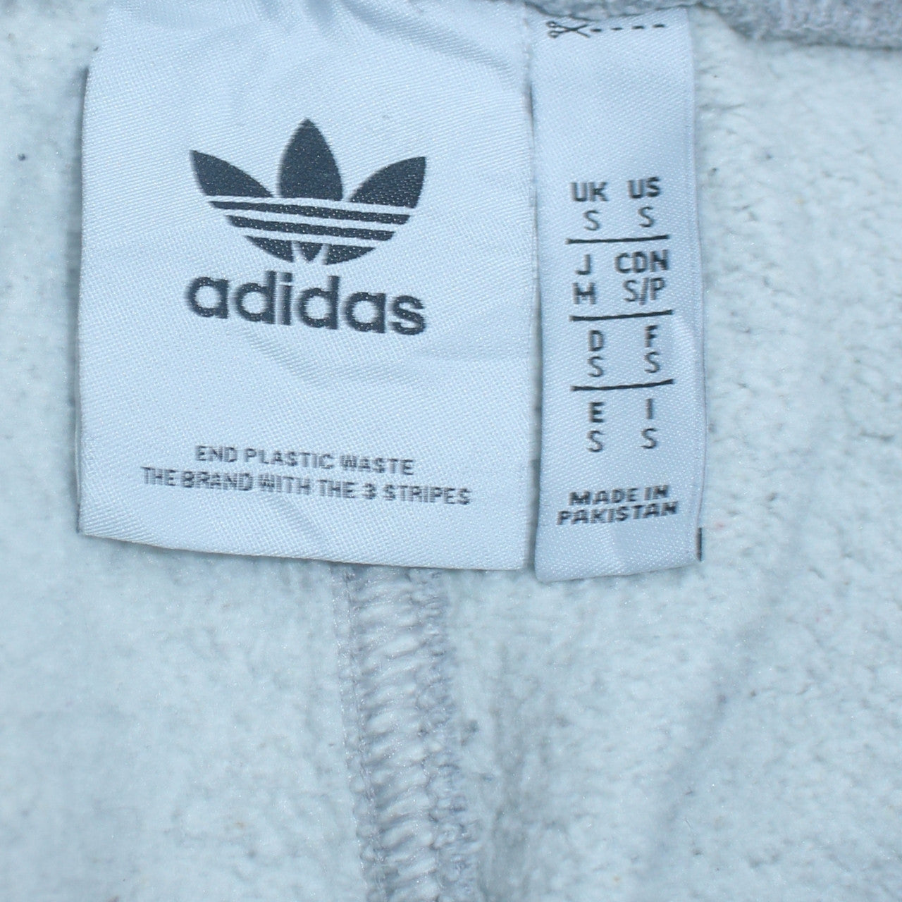 Adidas Men's Grey Small Sweat Shorts with Elastic Waist and Pockets