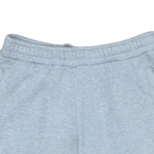 Adidas Men's Grey Small Sweat Shorts with Elastic Waist and Pockets