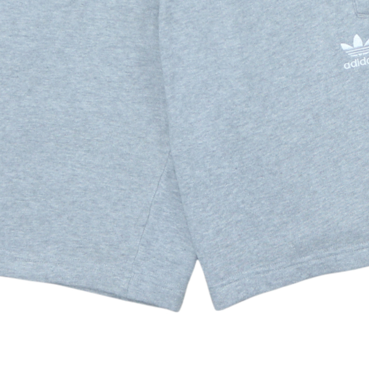 Adidas Men's Grey Small Sweat Shorts with Elastic Waist and Pockets