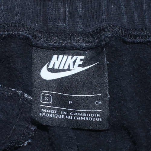 Nike Men's Black Jogger Sweatpants S Regular Fit Fleece Trousers