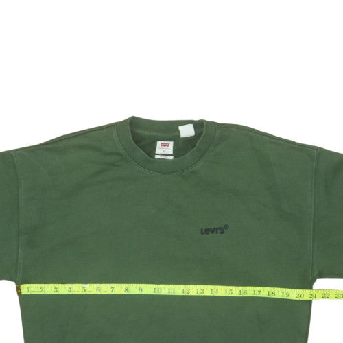 Levi's Men's Green XS Relaxed Crew Neck Sweatshirt