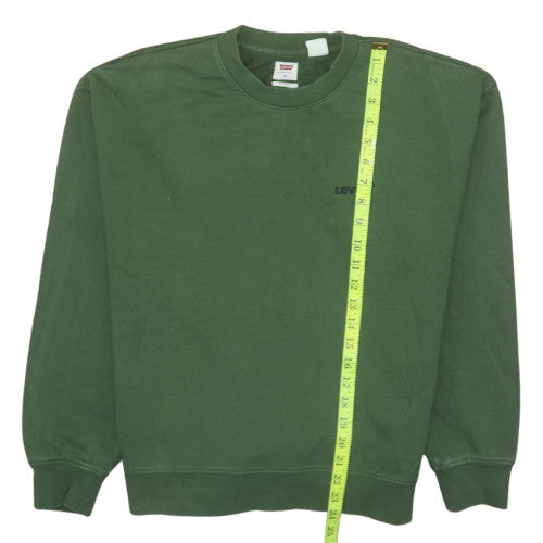 Levi's Men's Green XS Relaxed Crew Neck Sweatshirt