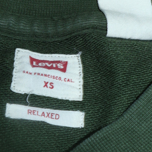 Levi's Men's Green XS Relaxed Crew Neck Sweatshirt