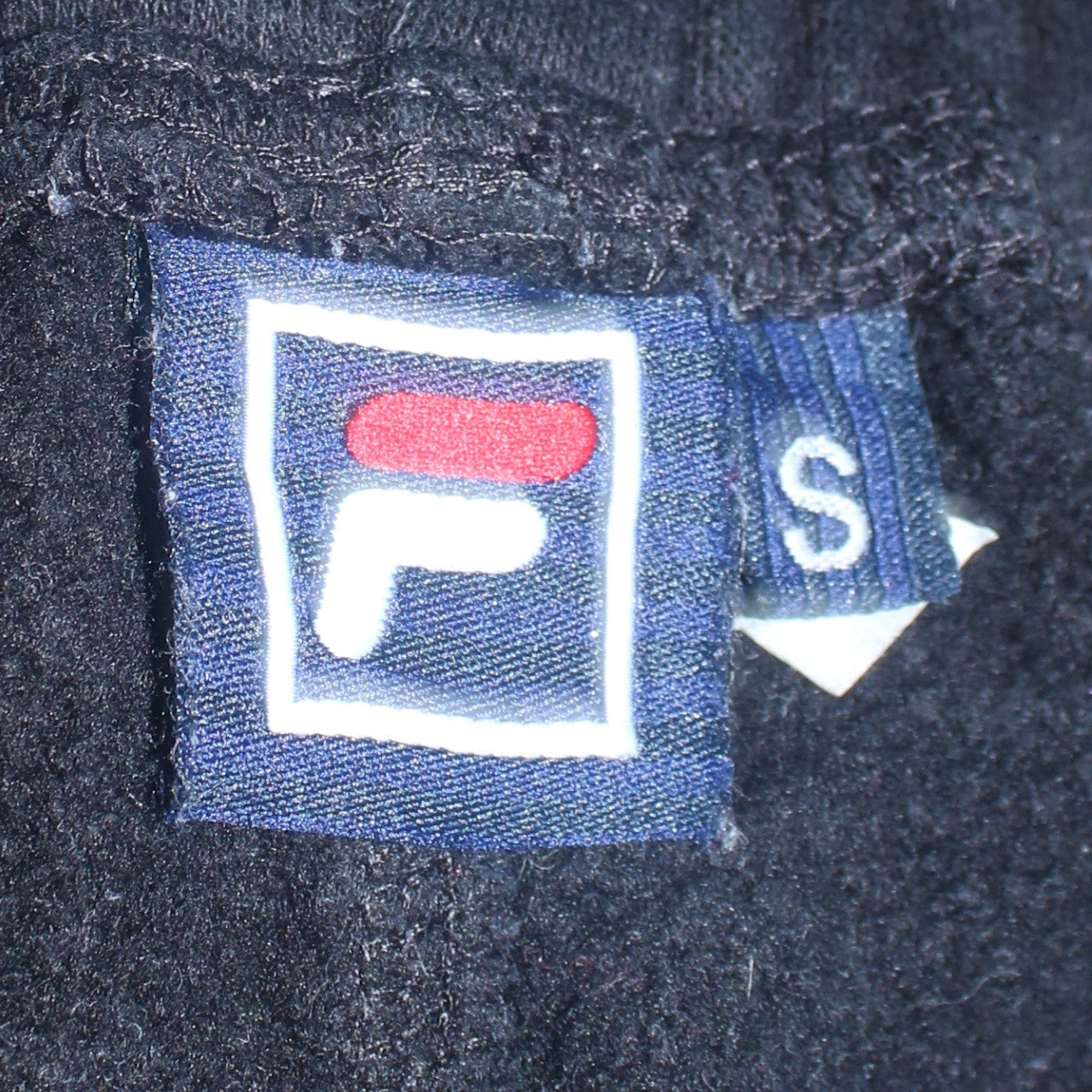 Fila Men's Black Jogger Trousers S Elastic Waist Fleece Casual