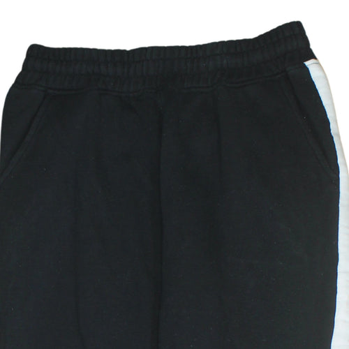 Fila Men's Black Jogger Trousers S Elastic Waist Fleece Casual