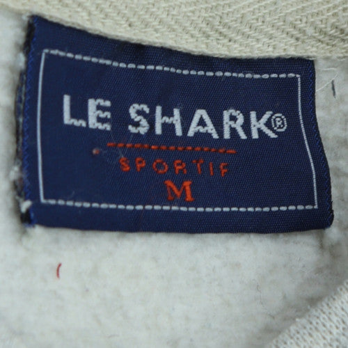 Le Shark Men's Grey Pullover Sweatshirt M Regular Fit Embroidered Logo