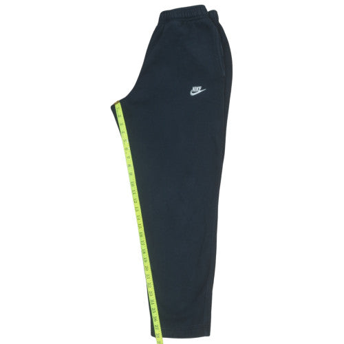 Nike Men's Black Fleece Sweatpants M Regular Fit Casual Trousers