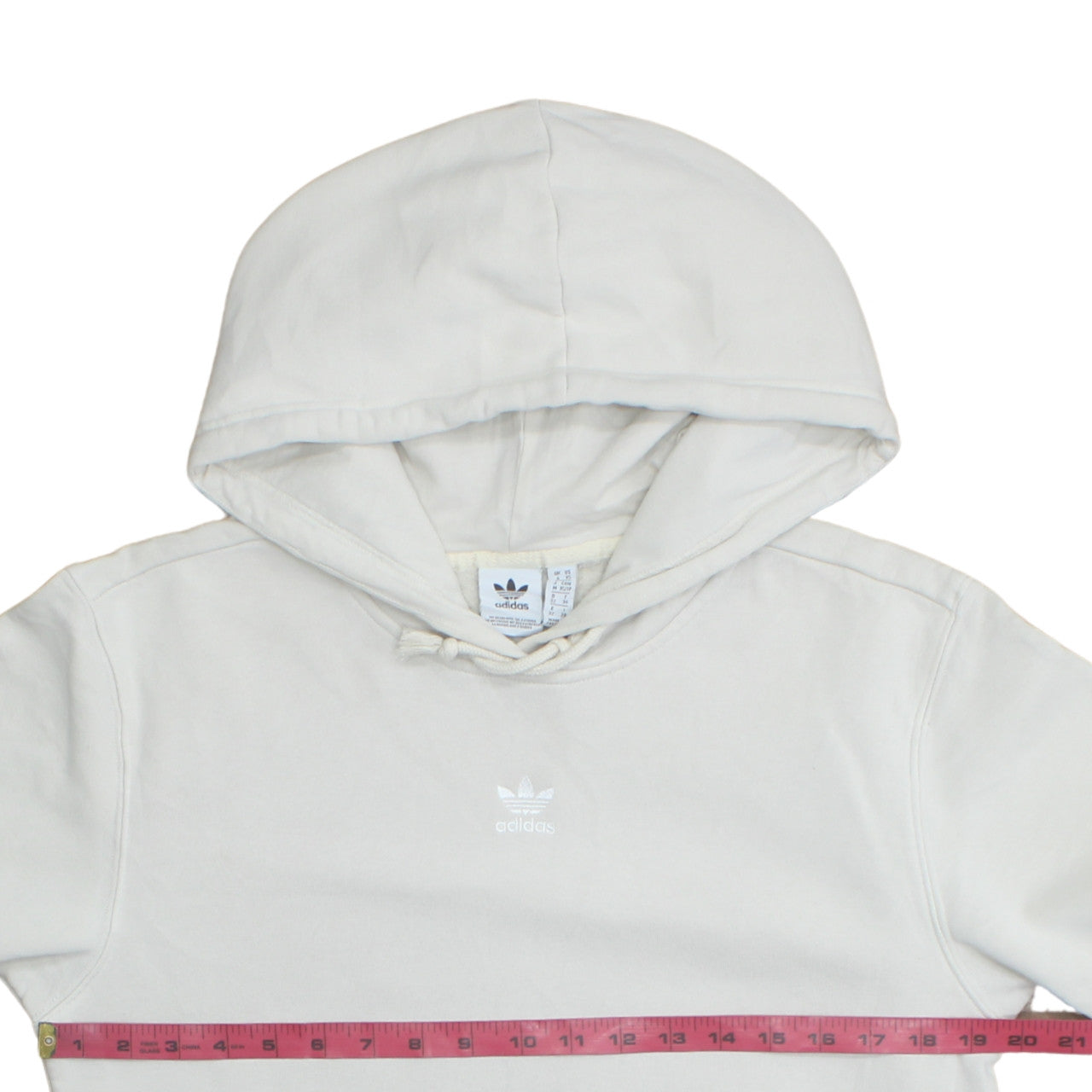 Adidas Women’s Beige Pullover Hoodie Size 6 Cotton Blend Casual