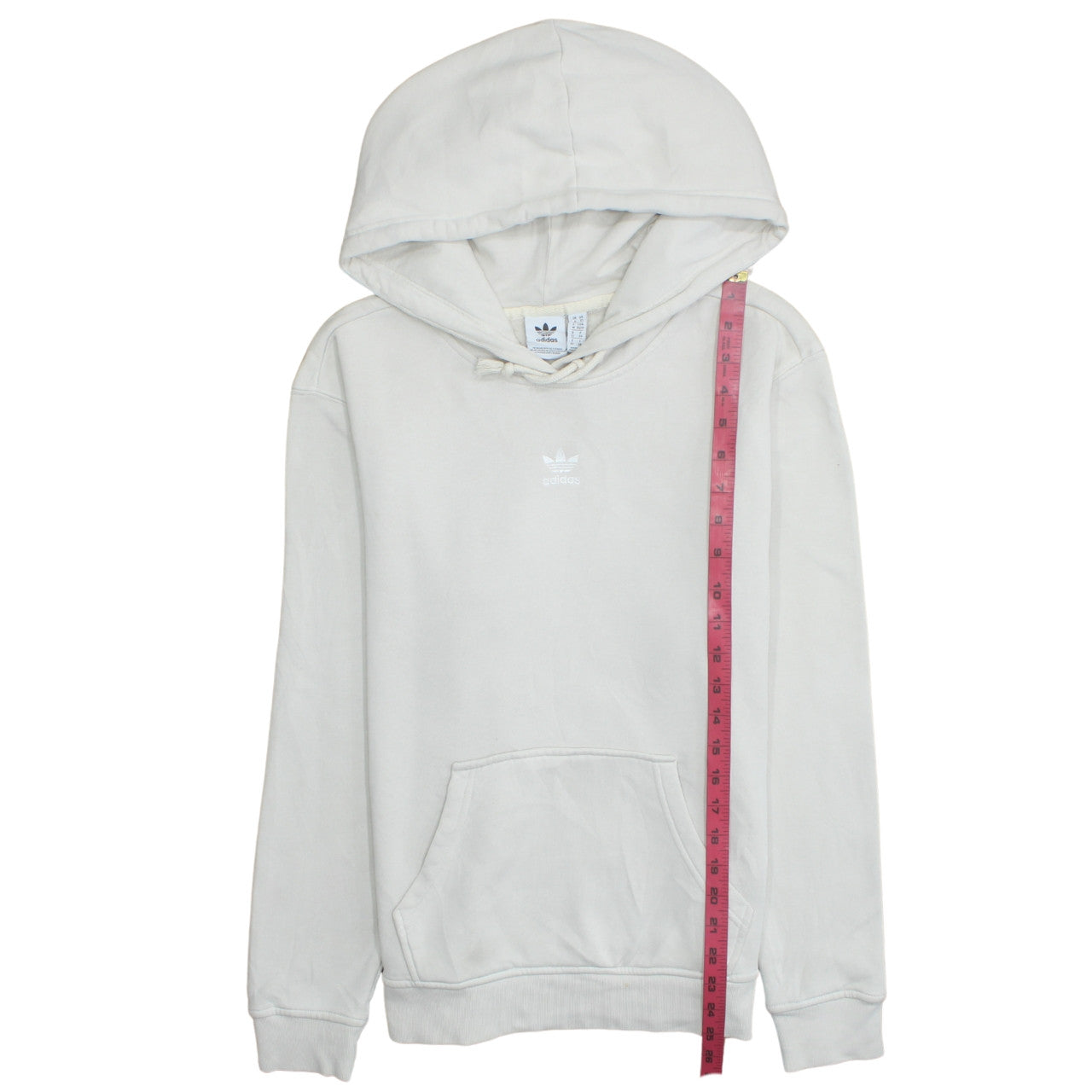Adidas Women’s Beige Pullover Hoodie Size 6 Cotton Blend Casual