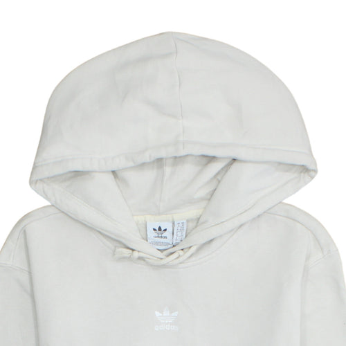 Adidas Women’s Beige Pullover Hoodie Size 6 Cotton Blend Casual