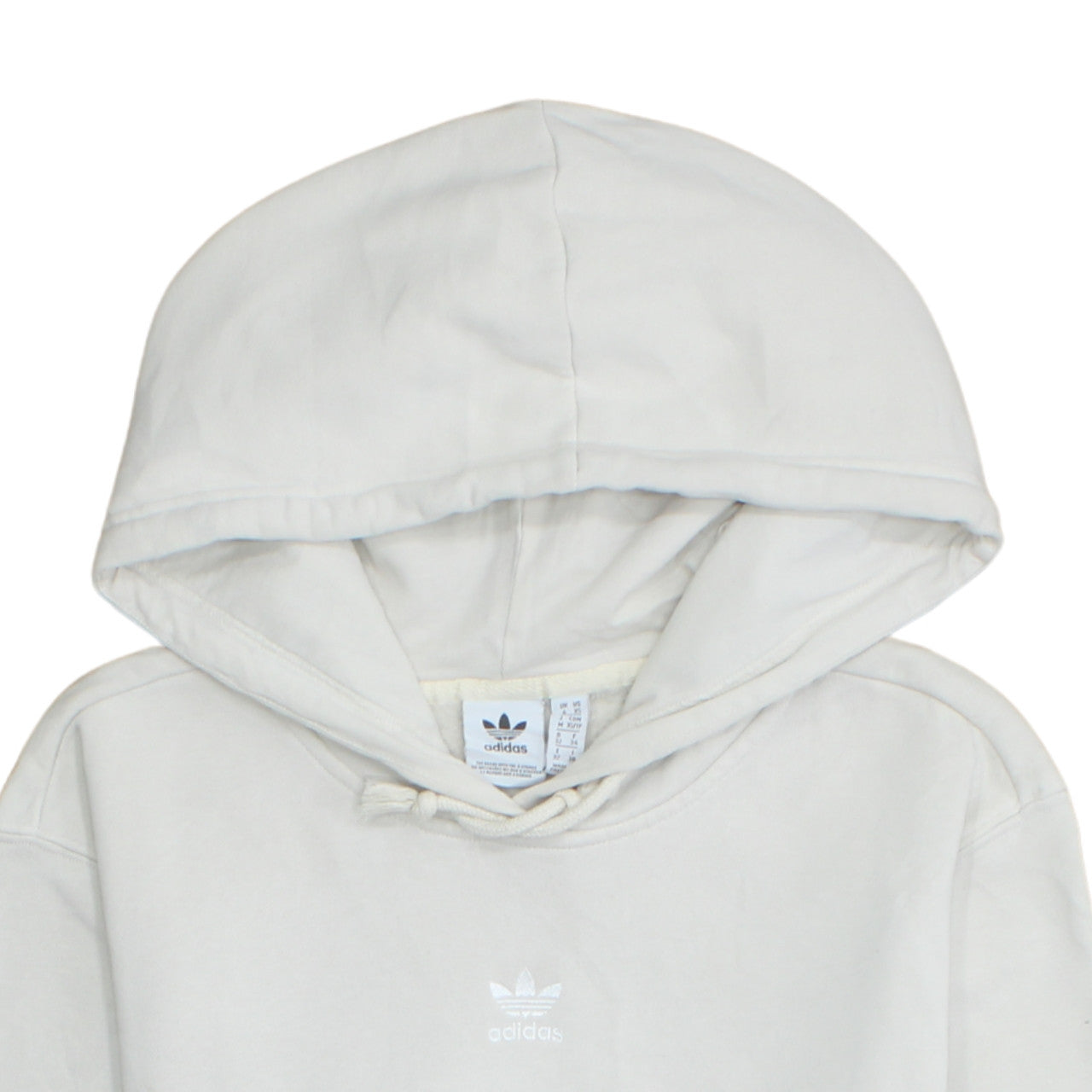 Adidas Women’s Beige Pullover Hoodie Size 6 Cotton Blend Casual