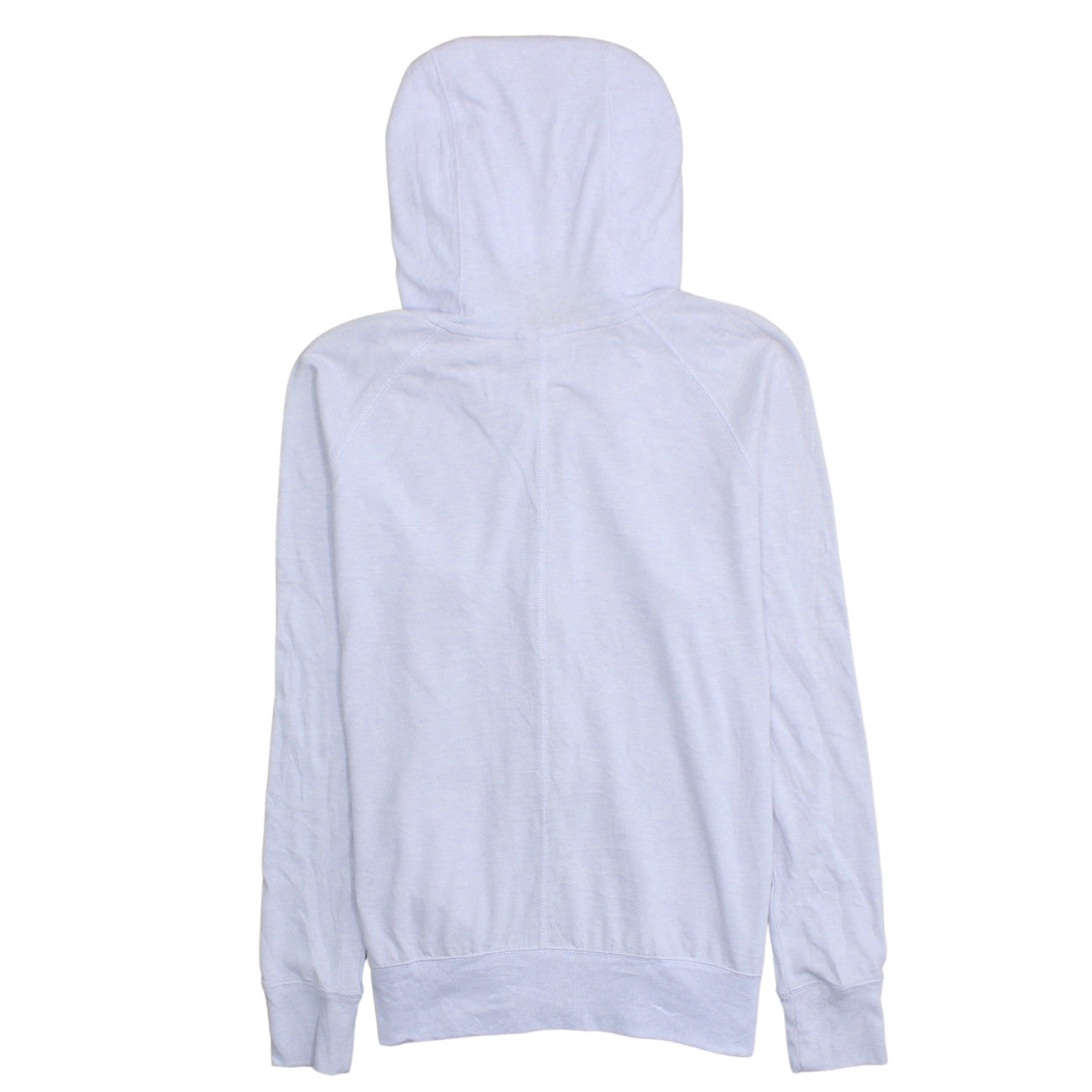 Nike Women’s Light Grey Full Zip Hoodie Size L Cotton Blend