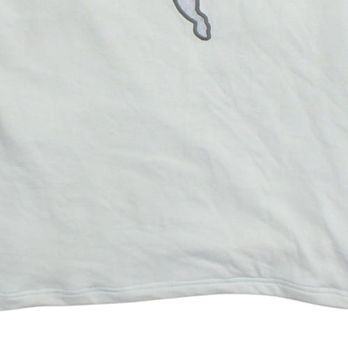 Puma Men’s White XL Crew Neck Pullover Sweatshirt