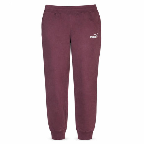 Puma Women Purple Size 12 Sweatpants Fleece Comfort Tapered Trousers