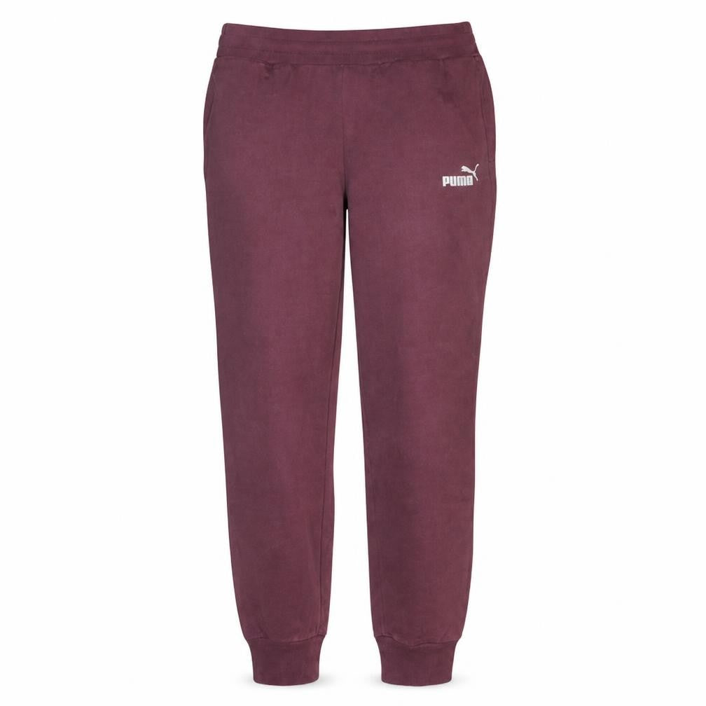 Puma Women Purple Size 12 Sweatpants Fleece Comfort Tapered Trousers