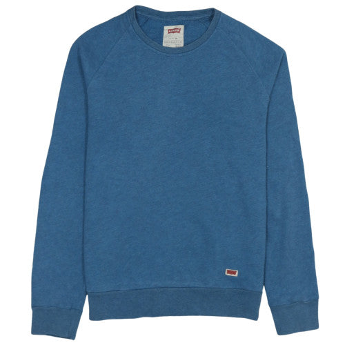 Levi's Men's Blue Crew Neck Pullover Sweatshirt Size S