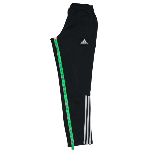 Adidas Men's Black Track Pants M Regular Fit Activewear Trousers