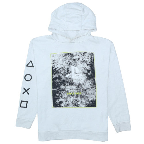 Primark PlayStation Boys White Hoodie 11-12 Years Pullover Graphic Print