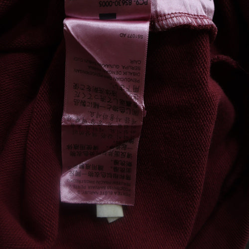Levi's Womens Burgundy Cotton Pullover Sweatshirt Size S